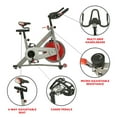 thumbnail image 6 of Sunny Health & Fitness Pro II Indoor Cycling Bike with Device Mount and Advanced Display – SF-B1995, 6 of 8