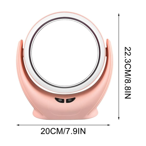 Pisexur Electrónica para Hombres Ventilador Pequeño Multifuncional Tres en Uno con Lámpara Espejo de Maquillaje Portátil Dormitorio Mesita de Noche Ventilador Pequeño Lámpara de Maquillaje Electrónic
