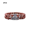 thumbnail image 4 of Guardurnaity de cuentas versátil unisex para acentos de moda Pulseras de piedra natural de cuentas Ropa, zapatos y accesorios Miscelánea Arenas doradas, 4 of 6