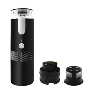 Nebublu Single Serve Coffee Brewer, Black and Silver