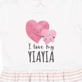 thumbnail image 4 of Inktastic I Love My Yiayia Girls Toddler Dress, 4 of 5