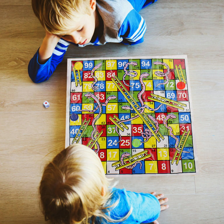 Jogo Ludo Flying Chess, Snakes and Ladders Conjunto de plástico