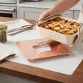 thumbnail image 5 of Creative Home High Temperature-Resistant Copper Plated Apple Metal Trivet, 5 of 8