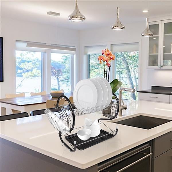 S shaped dish rack sale