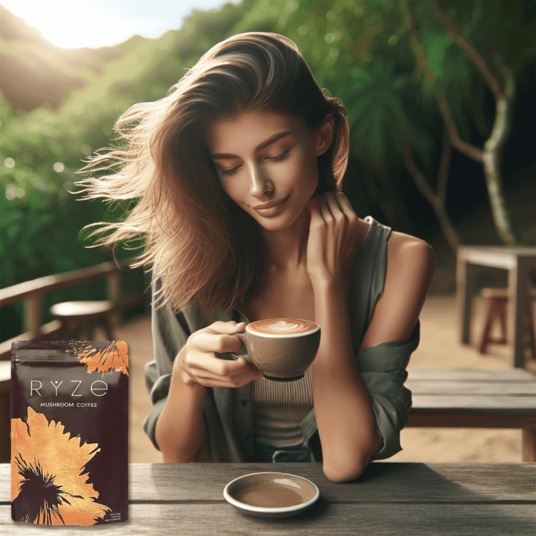 HTD - Organic Mushroom Coffee - 30 servings, 6.53 Oz, 1 Pack