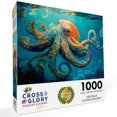 thumbnail image 3 of Rompecabezas Cross & Glory Deep Blue Octopus Odyssey 1000 piezas, 3 of 9