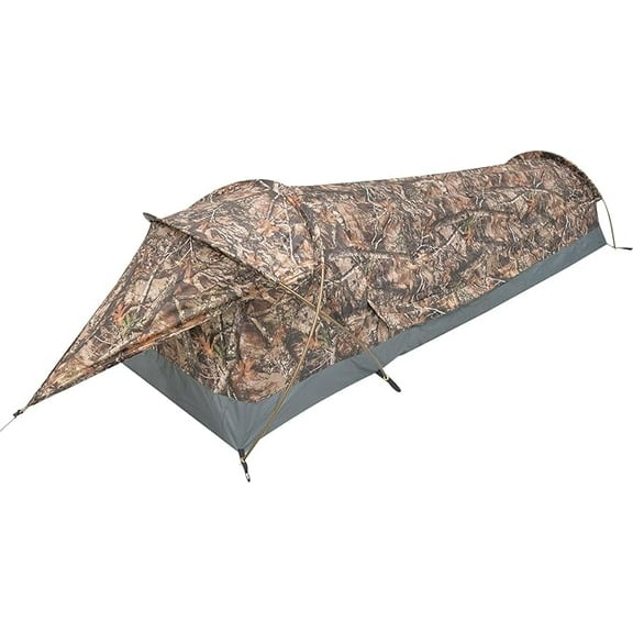 GEERTOP Ultralight Single Person Bivy Tent for Camp Waterproof 1 Man Tent for Camping Hiking Backpacking Hunting Outdoor Survival Gear - Easy Set Up