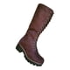 thumbnail image 2 of Botas largas de gamuza casual para mujer, color marrón - Adomicilies 7130, 2 of 4