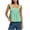 Green, variant on Tank Tops for Women Square Neck Plaid Casual Babydoll Tops Sleeveless Bow Tie Back Ruffle Peplum Cami Shirts Y2K Going Out Summer Blouse