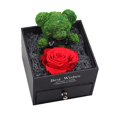 thumbnail image 3 of Mialoley Valentines Gift Teddy Bear Flower Jewelry Box with Small Drawer, 3 of 4