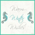 thumbnail image 2 of Biscardi, Nicholas 20x20 Gold Ornate Wood Framed with Double Matting Museum Art Print Titled - Winter Wishes Square, 2 of 4