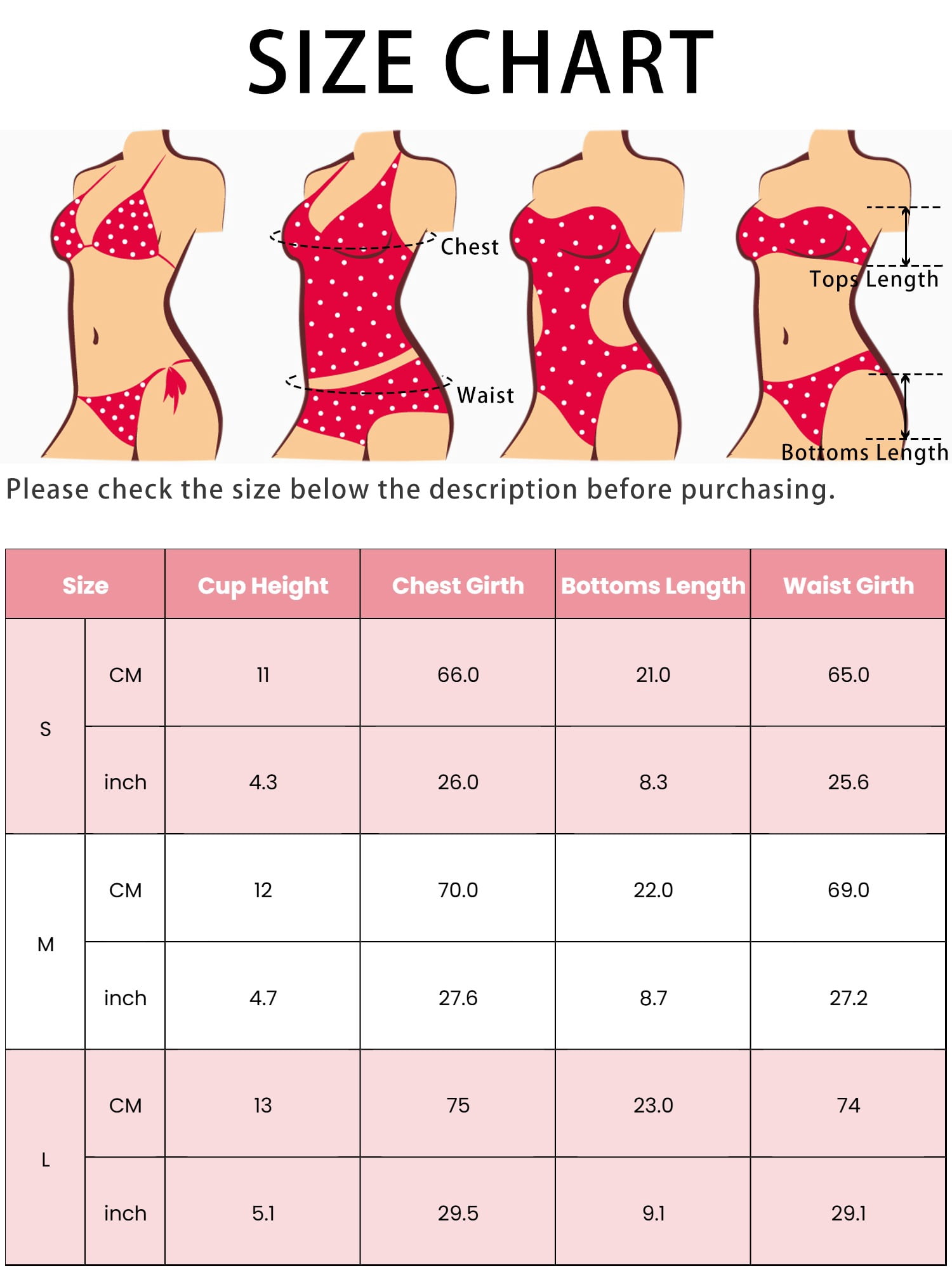 DARING DIVA Irregular Polka Dots Bandeau Bikini Sets L Sandy Brown