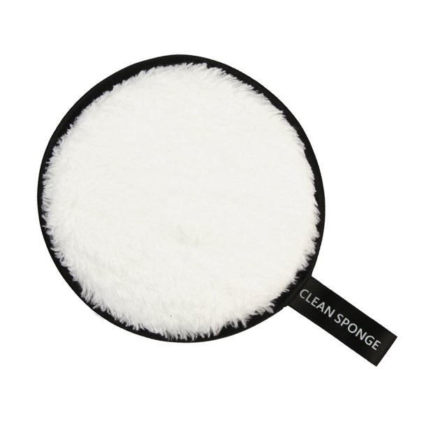 Esponja Rmover Puff de maquillaje lavable Resuable para limpieza facial Blanco shamjiam Almohadillas removedor de maquillaje reutilizables
