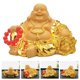 thumbnail image 3 of EeaseMX Figura de Buda, decoración para coche, resina, estatua de Buda Maitreya, adorno religioso, 3 of 8