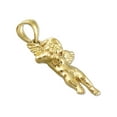 thumbnail image 4 of 14K Gold Cherub Angel with Trumpet Charm, 4 of 5