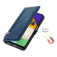 thumbnail image 7 of Dteck Zipper Wallet Case for Samsung Galaxy A51 4G PU Leather Crossbody Shoulder Carrying Purse Case with Card Slots Kickstand Magnetic Protective Case For Samsung Galaxy A51 4G,Blue, 7 of 7