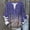Violet, variante sur UANWENN Chemises Décontractées Tendance pour Femmes pour le Quotidien Coupe Ample Hauts Confortables pour le Printemps et l'Automne Idéal avec Jeans Chemises à Manches 3/4 pour Femmes Chemise Nohow Chemises Habillées pour Femmes Manches Longues Coupe Ample