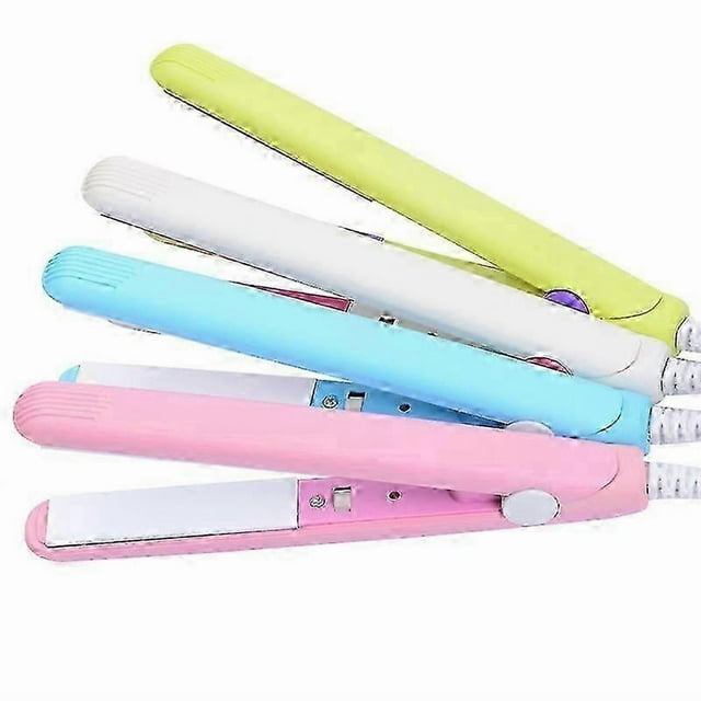 Travel Mini Hair Flat Iron Ceramic Tourmaline Hair Straightener with Travel Bag Dual Voltage Travel