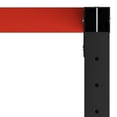 thumbnail image 4 of vidaXL Work Bench Frame Metal 68.9"x22.4"x31.1" Black and Red, 4 of 43
