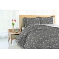 thumbnail image 3 of Ambesonne Botanical Down Alternative Quilt Comforter, Art Retro Branches Floral, Full, Grey, 3 of 5