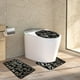 thumbnail image 4 of Juego de 3 alfombrillas de baño, suaves, absorbentes y gruesas, con base antideslizante y almohadilla lavable., 4 of 6