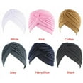 thumbnail image 4 of Racing Butterfly Fashion Men Women Stretchable Soft Indian Style Turban Hat Head Wrap Band Cap, 4 of 7