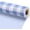 Blue Gingham, variant on Blue Striped Embossed Textured Wrapping Paper, Minimalist Blue Green Gift Wrap for Men, Baby Boy, Graduation, Birthday, Baby Shower, Father's Day, 17" x 33'