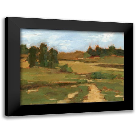 Harper, Ethan 14x12 Black Modern Framed Museum Art Print Titled - Ochre Valley I