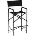 thumbnail image 2 of E-Z UP Directors Chair, Tall Black, 2 of 4