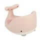 thumbnail image 4 of Asiento de baño para bebé antideslizante con ventosa y forma de dibujos animados, seguro para el baño, color rosa, 4 of 14
