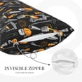 thumbnail image 2 of Plush Throw Pillow Covers, construction tools Pillow Cases with Invisible Zipper, Breathable Microfiber Pillow Cases Standard Size for Sleeping Bedroom Sofa Living Room 14x20, 2 of 5