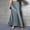 Gray Skirts for Women, variant on Summer Savings Clearance Iumwxz Satin Hang Down Trendy A-Line Skirt Summer Skirts Solid Skirt Zipper Mid Waist Long Skirt for Women Loose Fit Vacation