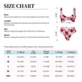 thumbnail image 6 of Wukai Rose Women's Bikini Set Two Piece,wimsuit High Waisted V Neck Twist Front Adjustable Spaghetti Straps Bathing Suit-Large, 6 of 7