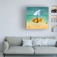 thumbnail image 2 of Trademark Fine Art Mark Ashkenazi Gold Fish Canvas Wall Art - 18x18, 2 of 5
