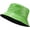 Green, variant on Unisex Stylish Waterproof Bucket Hat PU Leather Rain Hats Reversible Packable Multicolor Travel Sun Fishmen Cap