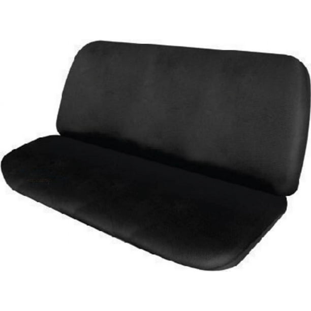 Funda impermeable para asiento delantero de coche (funda para tres asientos traseros), tela negra resistente al desgarro