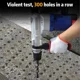 thumbnail image 2 of Juego de 4 brocas de carburo para cerámica y vidrio (6-12mm) - Alta resistencia y durabilidad para perforar azulejos, granito y concreto fácilmente, 2 of 6