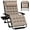 Beige, variant on PNKKODW 33" XXL Zero Gravity Chair, Lounge with Removable Cushion & Headrest, Reclining Camping Chair with Upgraded Lock, Footrest, for Indoor/Outdoor, Gray