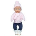 thumbnail image 3 of Gallickan Reborn Baby Dolls Clothes, 5pcs Doll Outfit Accessories for 17-19 Inch Reborn Doll Newborn Girl&Boy Clothing Set, E, 3 of 6