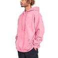 thumbnail image 5 of Nestiefly Mens Cotton Hooded Fashion Long Sleeve Hoodies Casual Drawstring with Pockets Pullover Sweatshirt for Men 2026 Pink S, 5 of 7