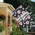thumbnail image 3 of Spring Summer Multicolored Flower Leaves Garden Flag 28x40 Inch Double Side for Outdoor Courtyard Garden Decor Flowers Welcome Holiday Flag for Outside Decoration, 3 of 6