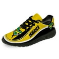 thumbnail image 4 of Uminder Womens Tennis Shoes Jamaica Flag Sneakers Black Shoes Size 5.5, 4 of 5