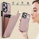 thumbnail image 3 of for iPhone 15 Pro Max/15 Ultra Wallet Case with Card Holder, PU Leather Kickstand Card Slots Case, Magnetic Clasp and Durable Shockproof Cover, 3 of 5