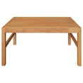 thumbnail image 5 of vidaXL 2 Piece Patio Lounge Set with Cream Cushions Teak Wood, 5 of 5