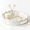 Round, variant on Rectangular Capiz Shell Decorative Serving Tray, 17.32 x 14.09 x 3.23 inches