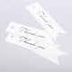 thumbnail image 4 of 100 etiquetas de agradecimiento de papel kraft para regalo de boda, etiquetas de cordel (blanco), 4 of 7