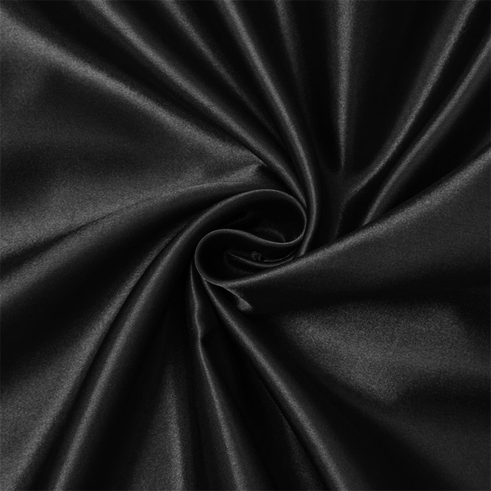 Hvmvliv Silk Pillowcase Satin Pillowcase Pillowcases Standard Size Set of 2 Luxury and Soft Satin Pillowcovers 2 Pack (20x30 Inches) Black