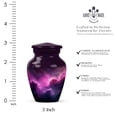 thumbnail image 2 of JAGASY Pink Small Urn for Ashes Adult Male - Purple Galaxy Urns for Human Ashes Keepsake - Nebula Clouds Decorative Urn for Mom - Memorial Mini Cremation Urns for Dad - (3 Inch), 2 of 7