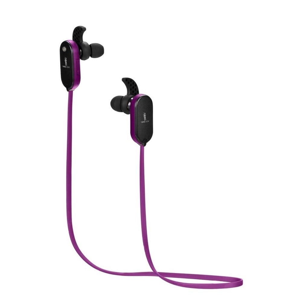Neojdx Wingz Bluetooth Headphones, Wireless Sports Earphones w/ Mic IPX5 Waterproof HD Stereo Earbuds 6 Hour Battery Noise Cancelling Headsets