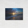 thumbnail image 3 of Luxe Metal Art 'Sunrise Over Miami Beach' by Lizzy Davis, Metal Wall Art, 36"x24", 3 of 7